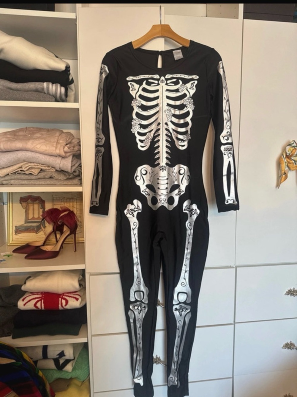 New skeleton jumpsuit. Halloween costume 🎃